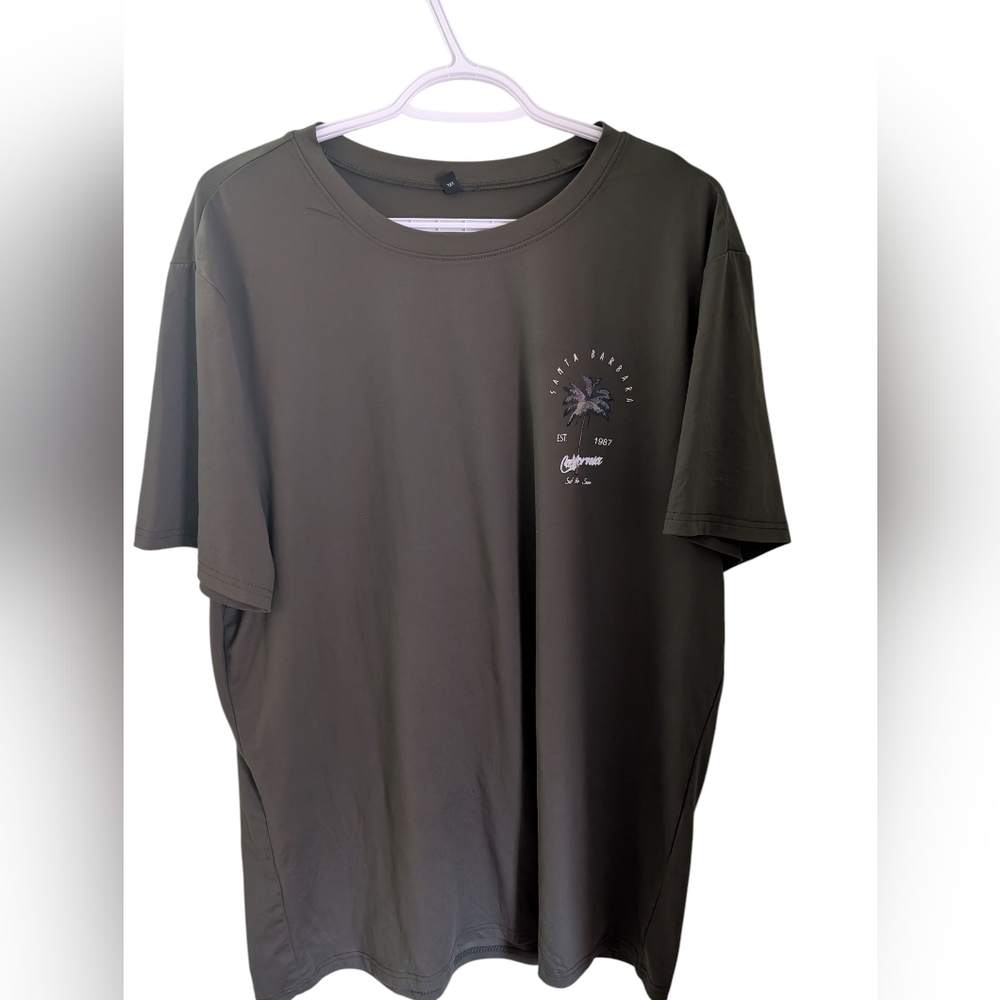 2/22 Olive Green Graphic T-Shirt